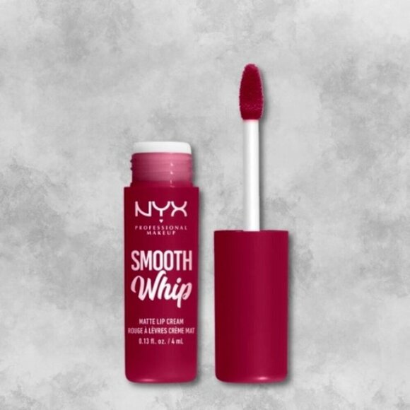 NYX Smooth Whip Matte Finish Lip Cream Longwear Pigmented Fuzzy Slipper OS BNIB - Picture 1 of 3
